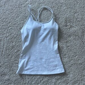 Lululemon tank with built in shelf bra